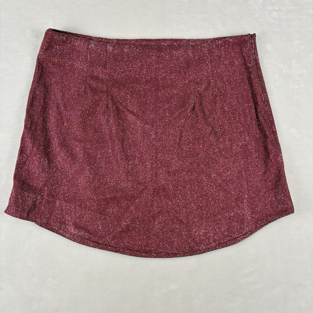 Thirty Thirty LA Sparkle Mini Skirt Women’s Size Medium Holiday Club Party NYE